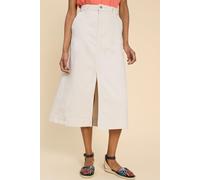 White Stuff Allie Denim Midi Skirt Light Natural Talla: 18 | Faldas Vaqueras Outlet | Mujer | Azul