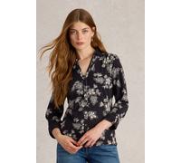 White Stuff Annie Jersey Shirt Black Multi Talla: 8 | Camisas Outlet | Mujer | Negro