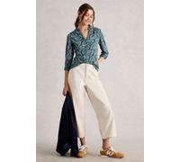 White Stuff Annie Jersey Shirt Blue Print Talla: 12 | Camisas Outlet | Mujer | Azul