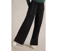White Stuff Ava Wide Leg Jersey Jogger Pure Black Talla: 6 LONG | Pantalones Deportivos Outlet | Mujer | Negro