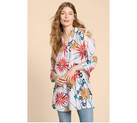 White Stuff Blaire Linen Tunic Ivory Printed Talla: 16R | Blusas Outlet | Mujer | Blanco