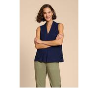 White Stuff Celia Jersey Mix Shirt French Navy Talla: 8R | Camisetas de tirantes Outlet | Mujer | Azul