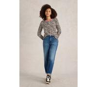 White Stuff City Leo Heart Jumper Natural Multi Talla: 6 | Jerséis de Punto Outlet | Mujer