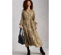 White Stuff Delilah Metallic Dress Chartreuse Multi Talla: 12 REGULAR | Vestidos Midi Outlet | Mujer | Verde