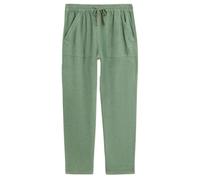 White Stuff Elle Linen Blend Trouser Mid Green Talla: 16R | Pantalones Formales Outlet | Mujer | Blanco