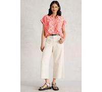 White Stuff Ellie Organic Cotton Shirt Pink Print Talla: 8 | Camisas Outlet | Mujer | Rosa