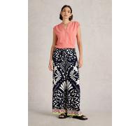 White Stuff Farah Wide Leg Trouser Navy Multi Talla: 24 REGULAR | Pantalones Outlet | Mujer | Azul