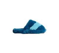 White Stuff Faux Fur Mule Slipper Teal Multi Talla: S | Chancletas Outlet | Mujer | Cian