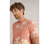 White Stuff Floral Printed Ss Tee Pink Print Talla: L | Camisetas con Decoración Impresa Outlet | Hombre | Rosa