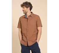 White Stuff Geo Pineapple Printed Ss Shirt Orange Print Talla: XS | Camisas Casuales Outlet | Hombre | Naranja