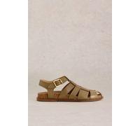 White Stuff Hattie Fisherman Footbed Khaki Green Talla: 6 | Chancletas Outlet | Mujer | Marrón