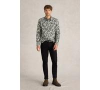 White Stuff Hawthorn Bird Printed Shirt Black Multi Talla: M | Camisas Casuales Outlet | Hombre | Negro
