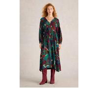 White Stuff Izzy Midi Dress Green Print Talla: 12P | Vestidos Midi Outlet | Mujer | Verde