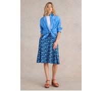 White Stuff Jade Eco Vero Jersey Skirt Blue Printed Talla: 20 | Minifaldas Outlet | Mujer | Azul