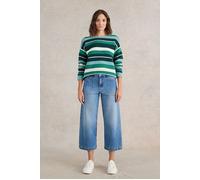 White Stuff Jana Stripe Jumper Green Multi Talla: 18 | Jerséis de punto Outlet | Mujer | Verde