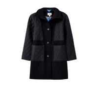 White Stuff Karla Fabric Mix Coat Black Talla: 14 | Abrigos con cierre de botón Outlet | Mujer | Negro