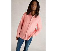 White Stuff Keswick Ls Linen Shirt Mid Pink Talla: S | Camisas de Trabajo Outlet | Hombre | Blanco