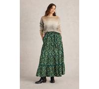 White Stuff Lotus Maxi Skirt Green Print Talla: 18R | Faldas maxi Outlet | Mujer | Verde