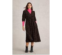 White Stuff Lucy Cord Dress Black Print Talla: 6 REGULAR | Vestidos Midi Outlet | Mujer | Negro