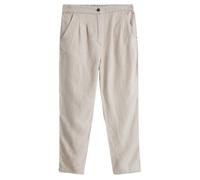 White Stuff Maddie 7/8 Linen Trouser Grey Talla: 6/R | Pantalones Sastre Outlet | Mujer | Blanco