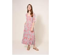 White Stuff Madeline Eco Vero Jersey Dre Red Talla: 6 REGULAR | Vestidos Midi Outlet | Mujer | Rojo