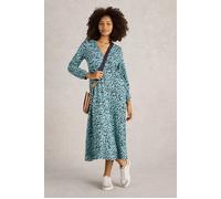 White Stuff Megan Jersey Midi Dress Navy Print Talla: 8 REGULAR | Vestidos Midi Outlet | Mujer | Azul