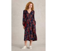 White Stuff Megan Jersey Midi Dress Plum Print Talla: 8R | Vestidos Midi Outlet | Mujer | Magenta