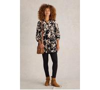 White Stuff Nela Printed Shirt Tunic Black Print Talla: 14 | Blusas Outlet | Mujer | Negro