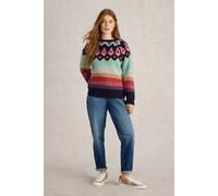 White Stuff New York Fairisle Jumper Red Multi Talla: 12 | Outlet | Mujer | Rojo