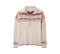White Stuff Nordic Heart Half Zip Natural Talla: 14 | Outlet | Mujer |