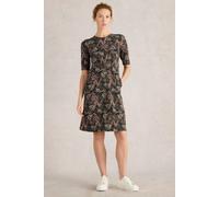 White Stuff Olivia Jersey Dress Black Print Talla: 12 REGULAR | Vestidos Midi Outlet | Mujer | Negro