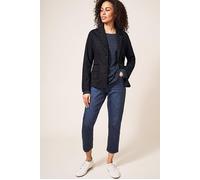 White Stuff Olivia Wool Mix Jersey Blazer Grey Talla: 10 | Blazers Outlet | Mujer | Gris