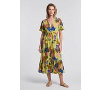 White Stuff Phoebe Midi Dress Green Multi Talla: 12 | Vestidos Midi Outlet | Mujer | Verde