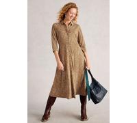 White Stuff Rua Jersey Shirt Dress Chartreuse Print Talla: 12 REGULAR | Vestidos Midi Outlet | Mujer | Verde