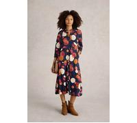 White Stuff Rua Jersey Shirt Dress Navy Print Talla: 8R | Blusón Outlet | Mujer | Azul