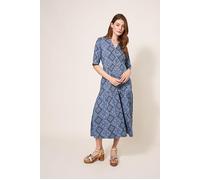 White Stuff Sabina Jersey Dre Blue Talla: 18 REGULAR | Vestidos Midi Outlet | Mujer | Azul