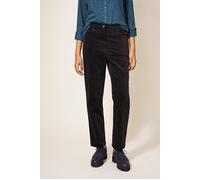 White Stuff Savannah Velvet Trouser Pure Black Talla: 24 REGULAR | Pantalones Rectos Outlet | Mujer | Negro