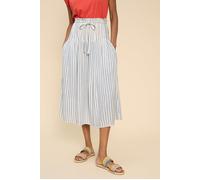 White Stuff Seema Eco Vero Stripe Skirt Ivory Talla: 12 | Faldas Midi Outlet | Mujer | Blanco