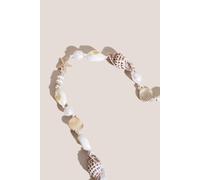 White Stuff Shell Charm Necklace Gold Tone Metallic Talla: OS | Collares Outlet | Mujer | Amarillo