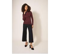 White Stuff Sparkle Roll Neck Jumper Dark Plum Talla: 22 | Outlet | Mujer | Magenta