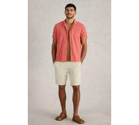 White Stuff Ss Overdye Check Shirt Deep Pink Talla: M | Camisas Casuales Outlet | Hombre | Rosa