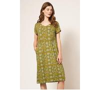 White Stuff Tallie Eco Vero Jersey Dre Green Printed Talla: 12 | Vestidos midi Outlet | Mujer | Verde