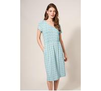 White Stuff Tallie Eco Vero Jersey Dre Ivory Printed Talla: 18 | Vestidos midi Outlet | Mujer | Blanco