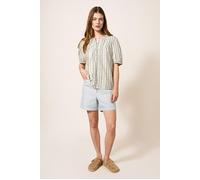 White Stuff Tessa Chino Shorts Ivory Multi Talla: 22 | Pantalones Cortos Outlet | Mujer | Blanco