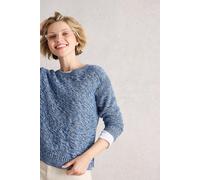 White Stuff Victoria Jumper Blue Multi Talla: 16 | Sudaderas con Capucha Outlet | Mujer | Azul