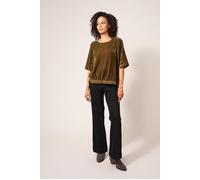 White Stuff Viola Velvet Top Mid Chartreuse Talla: 12 | Blusas Outlet | Mujer | Verde