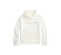 White Sudadera de punto doble con capucha S