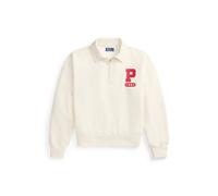 White Sudadera de felpa con logotipo "P" XL