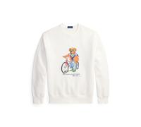 White Sudadera de felpa con Polo Bear XS