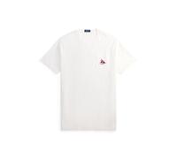 White Tallas Grandes - Camiseta de punto jersey con Polo Bear LT